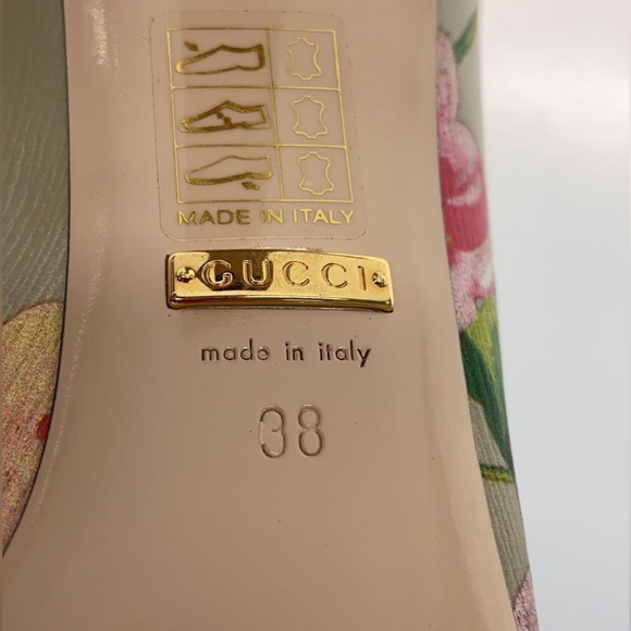 Limited Ed. Gucci Blooms Heels! Beautiful Condition (38) - Picture 6 of 12